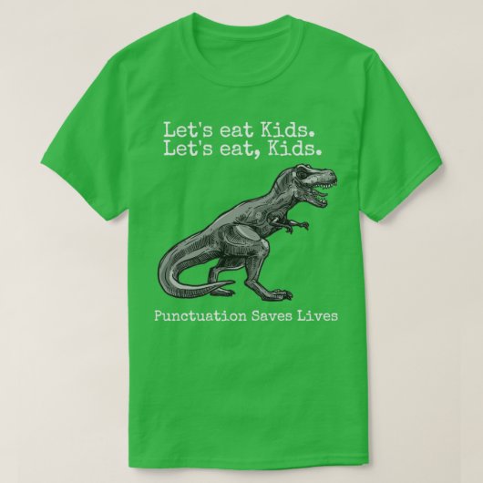 句読点の寿命救値 Tシャツ (デザイン正面)