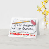 句読点の生救き カード (黄色い花)