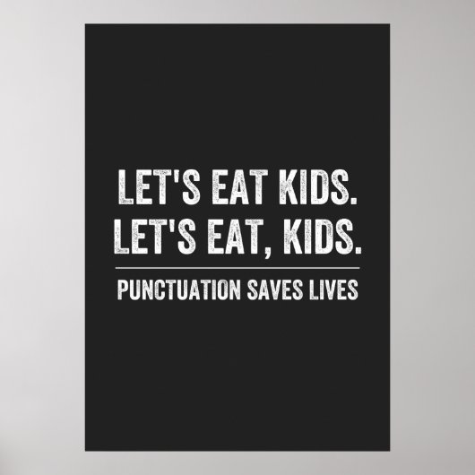 句読点の生救き ポスター (正面)