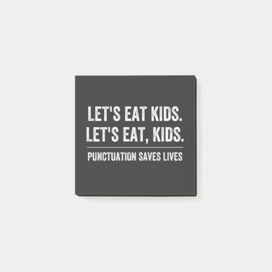 句読点の生救き ポストイット (正面)