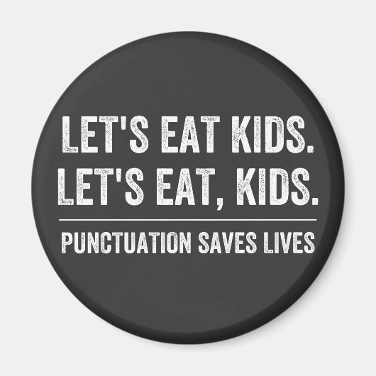 句読点の生救き マグネット (正面)