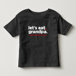 句読点は命を救う トドラーTシャツ