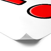 句読点ポスおもしろいター ポスター (角)