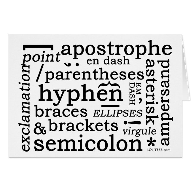 句読点 (正面横)