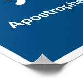 句読点 – アポストロフィ ポスター (角)