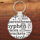 句読点 キーホルダー (正面)