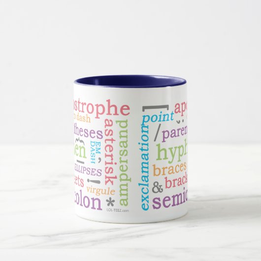 句読点 マグカップ (中央)