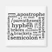 句読点 マグネット (正面)