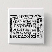 句読点 缶バッジ (正面)