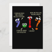 句読点（英語）先生生 サンキューカード (正面/裏面)