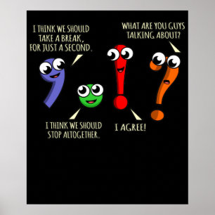 句読点(英語)先生生 ポスター