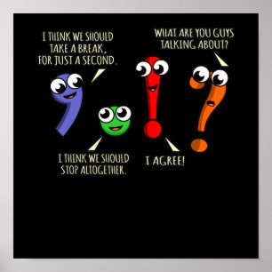 句読点(英語)先生生 ポスター