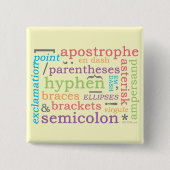 句読点II 缶バッジ (正面)