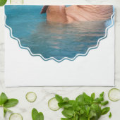 叩くセイウチの台所タオル キッチンタオル (折り畳み)