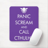 叫びのパニックおよび呼出しCthulhu マウスパッド (マウス)