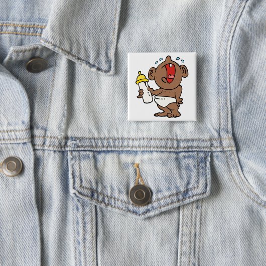 叫びの哺乳瓶 缶バッジ (インサイチュ)