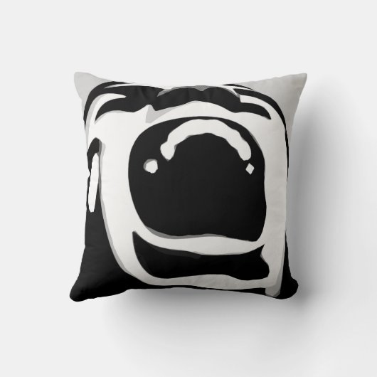 叫びの枕! クッション (裏面)