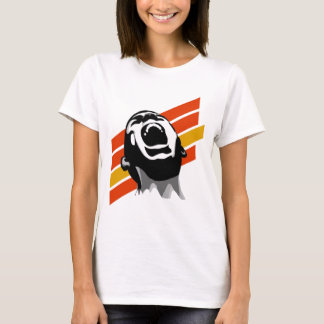叫びは縞で飾ります Tシャツ