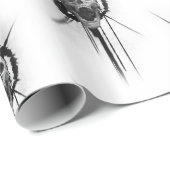 叫びスカル包装紙 ラッピングペーパー (ロールコーナー)