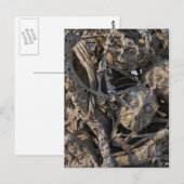 叫びヘッドMacabre続編アート、ホワイトテンプル ポストカード (正面/裏面)