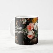 叫び保声 – フローラファインアート コーヒーマグカップ (正面左)