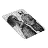 叫び声の女性とスカル マグネット (右側)