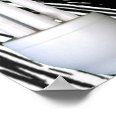 叫び声を上げる電球 ポスター (角)