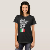 叫び声イタリアン旗イタリアントリコロール Tシャツ (正面フル)
