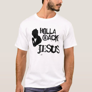 叫び声背部イエス・キリスト Tシャツ