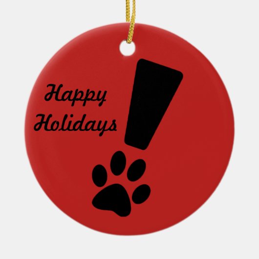 叫び犬の足! オーナメント (正面)