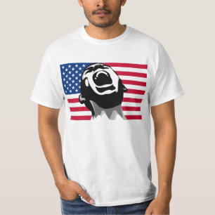 叫び米国 Tシャツ