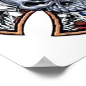 叫び鉄スカル ポスター (角)