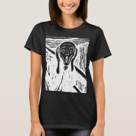 叫び – エドヴァルド・ムンクの芸術（反転）Tシャツ Tシャツ