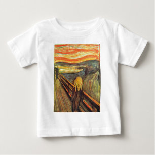 叫び-エドヴァルド・ムンク ベビーTシャツ