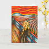 「叫び」カード カード (黄色い花)