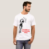 叫び、私は私の運動場の声を使用しています Tシャツ (正面フル)