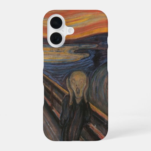 叫び iPhone 16ケース (裏面)