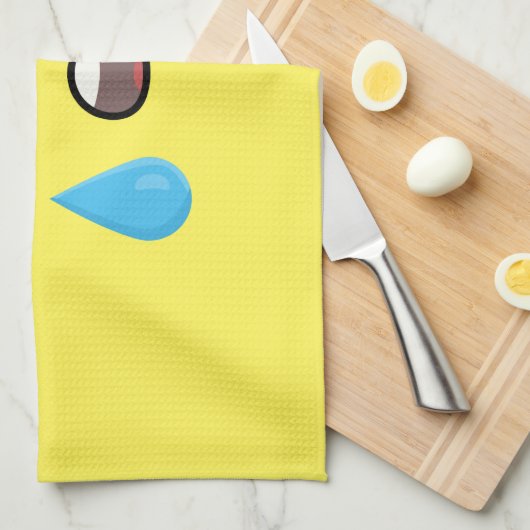 叫びEmoji キッチンタオル (四つ折り)