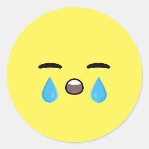 叫びEmoji ラウンドシール