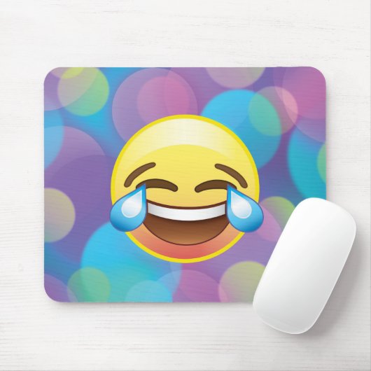 叫ぶまで笑い、幸福のEmojiのパッドの破損 マウスパッド (マウス)