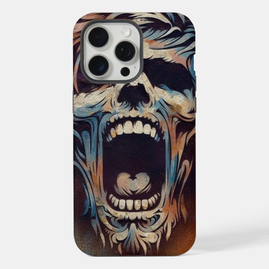 叫ぶゾンビ iPhoneケース (裏面)