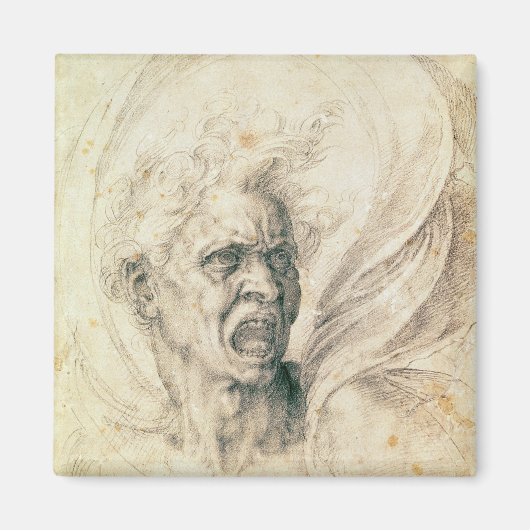 叫ぶ勉強 マグネット (正面)