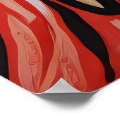 叫ぶ女性 ポスター (角)