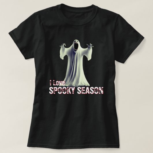 叫ぶ幽霊 Tシャツ (デザイン正面)
