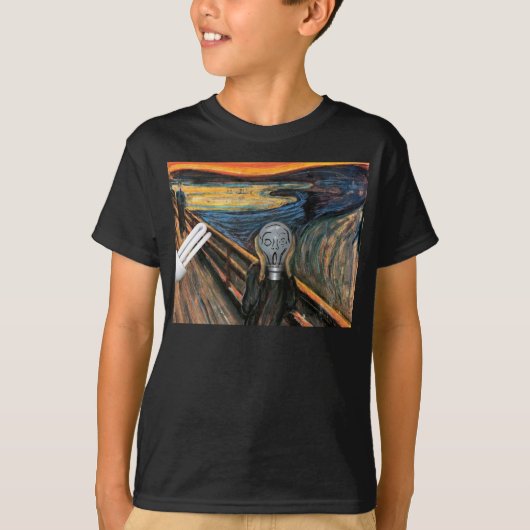 叫ぶ電球 Tシャツ (正面)