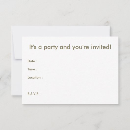 叫ぶ!叫ぶ!アイスクリームを叫ぶ 招待状 (裏面)