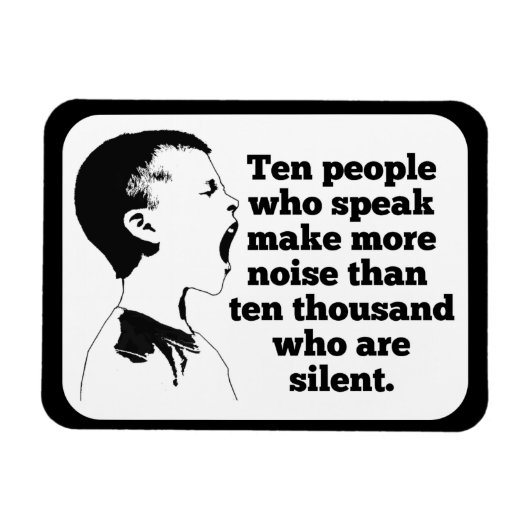 「叫ぶ」磁石 マグネット (横)