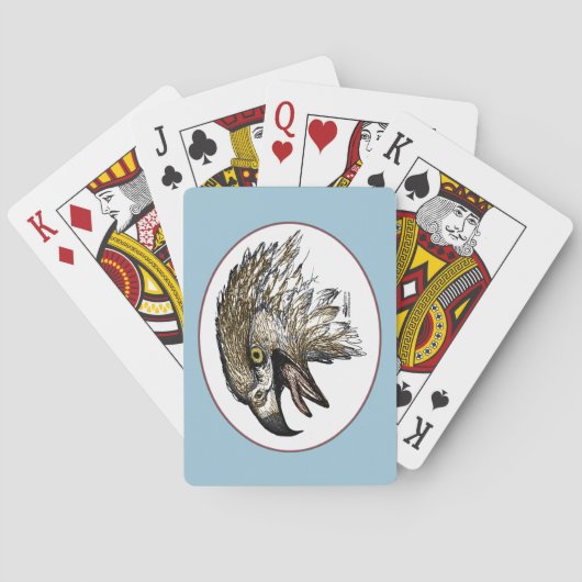 叫んでいるワシ トランプ (裏面)