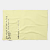 叫んでないおもしろい引用文 キッチンタオル (横)