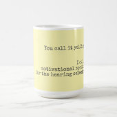 叫んでないおもしろい引用文 コーヒーマグカップ (中央)